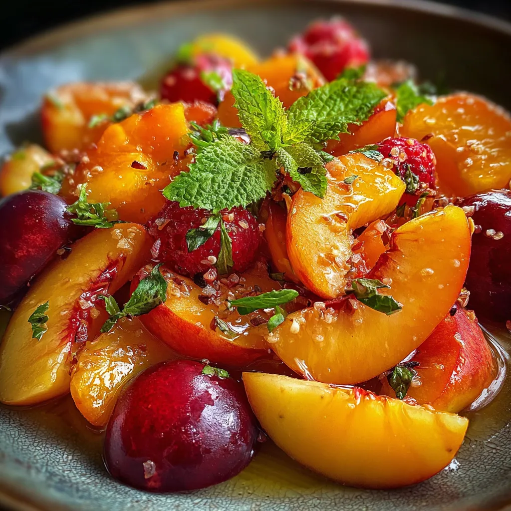 Summer Peach Salad