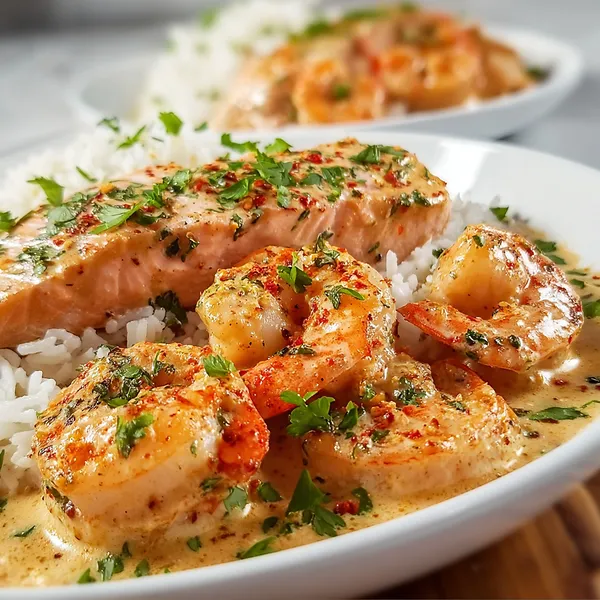 Cajun Shrimp & Salmon