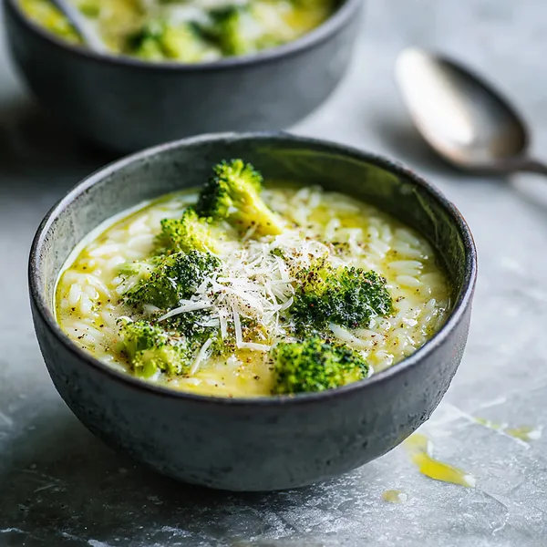 Lemon Garlic Orzo Soup