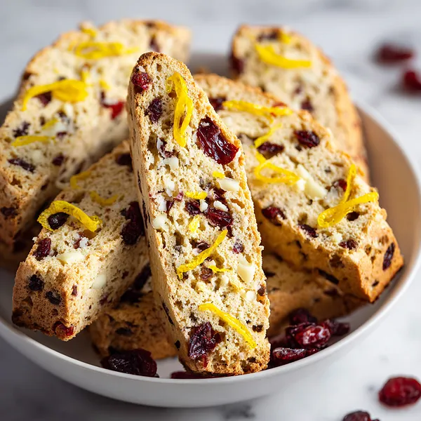 Cranberry Orange Biscotti