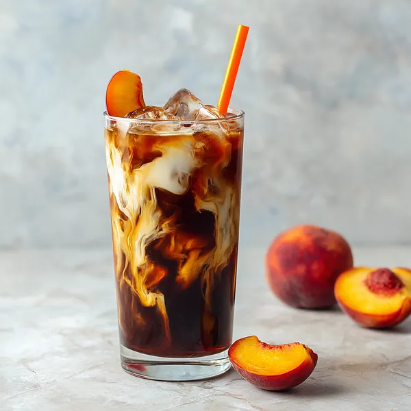 Peach Iced Coffee