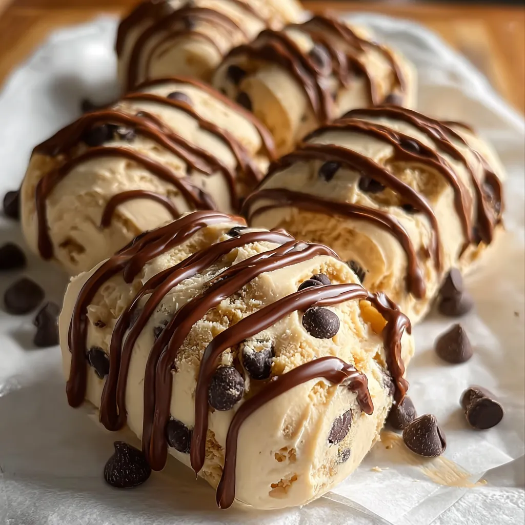Cookie Dough Ice Cream Bars