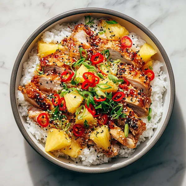 Teriyaki Pineapple Bowls