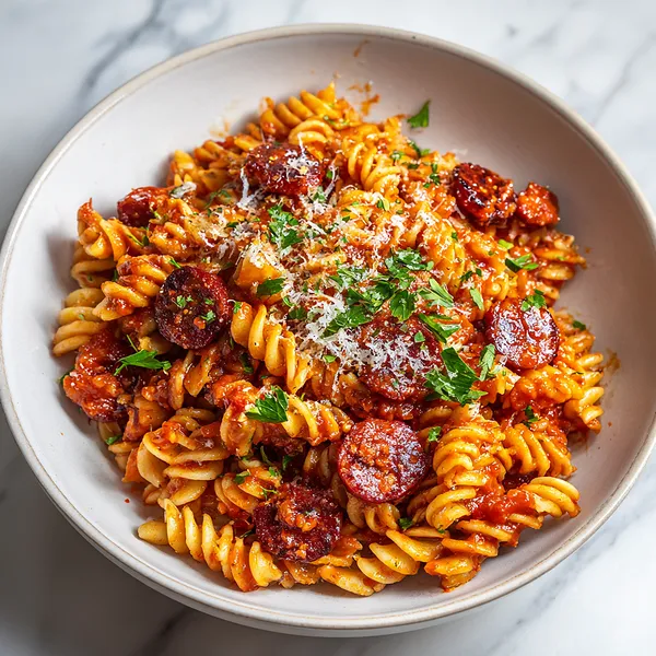 Smoky Chorizo Pasta