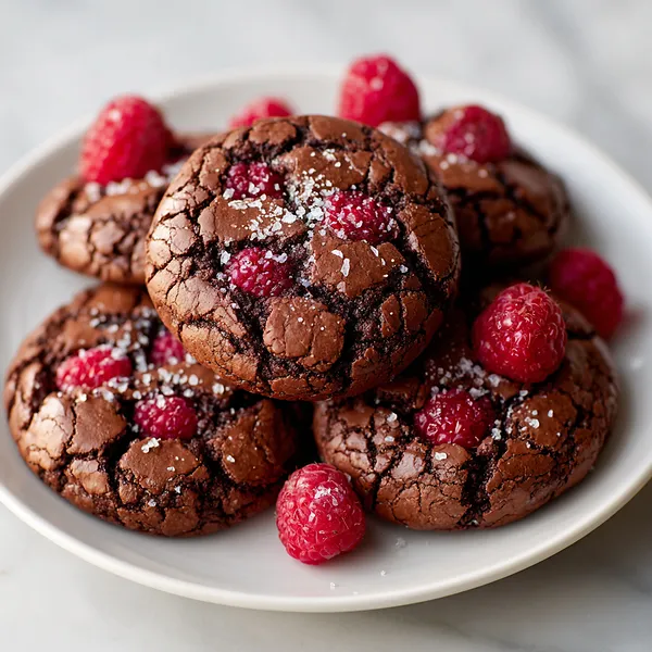 Chocolate Raspberry Cookies