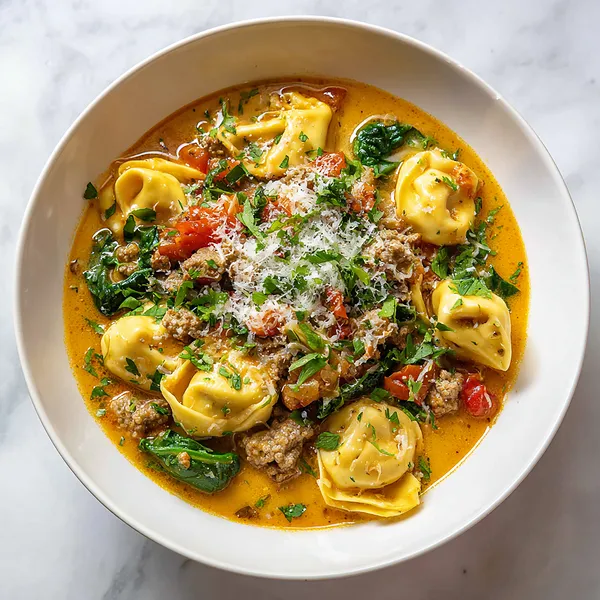 Sausage Tortellini Soup