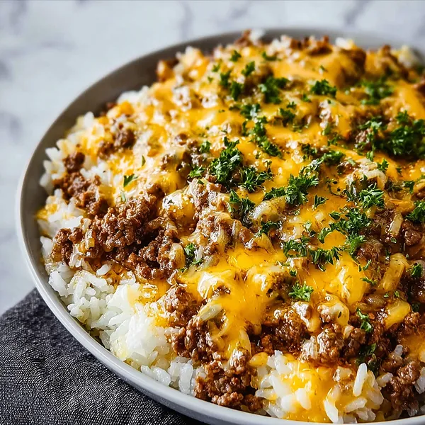 Garlic Butter Beef Rice