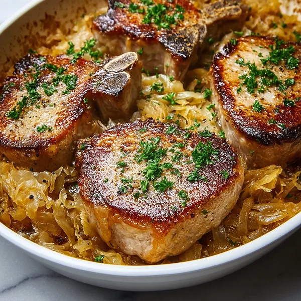 Pork and Sauerkraut Casserole