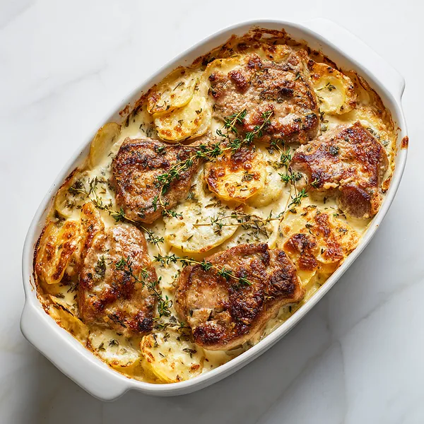 Smothered Pork Chop Casserole