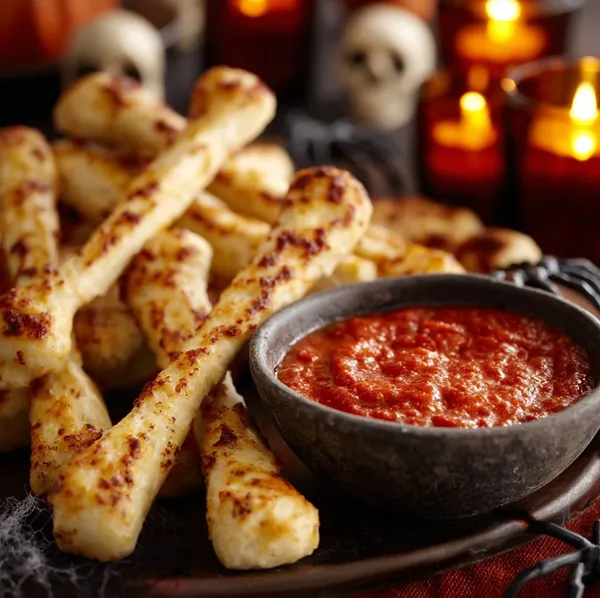 Halloween Bone Breadsticks