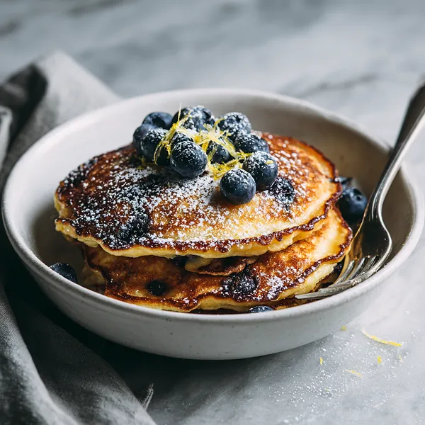 Lemon Blueberry Pancakes