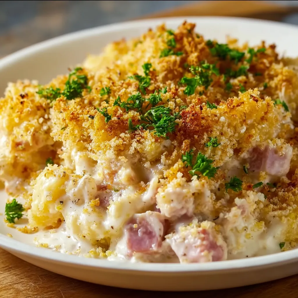 Chicken Cordon Bleu Casserole
