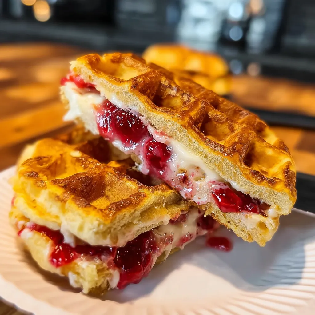 Sweet Waffle Grilled Cheese