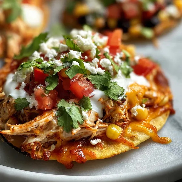 Chicken Tostadas