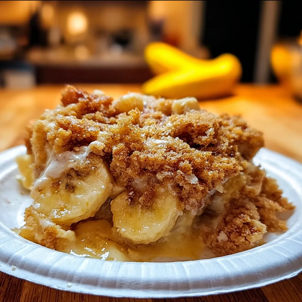 Southern Banana Cobbler