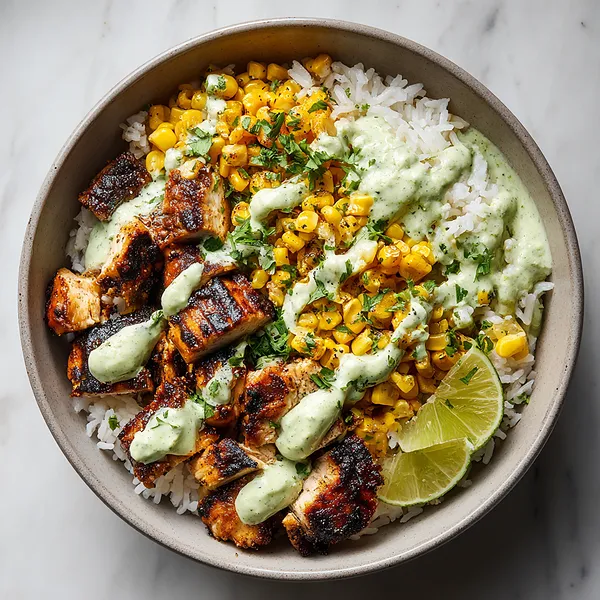 Street Corn Chicken Bowl