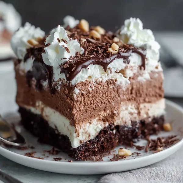 Brownie Refrigerator Cake