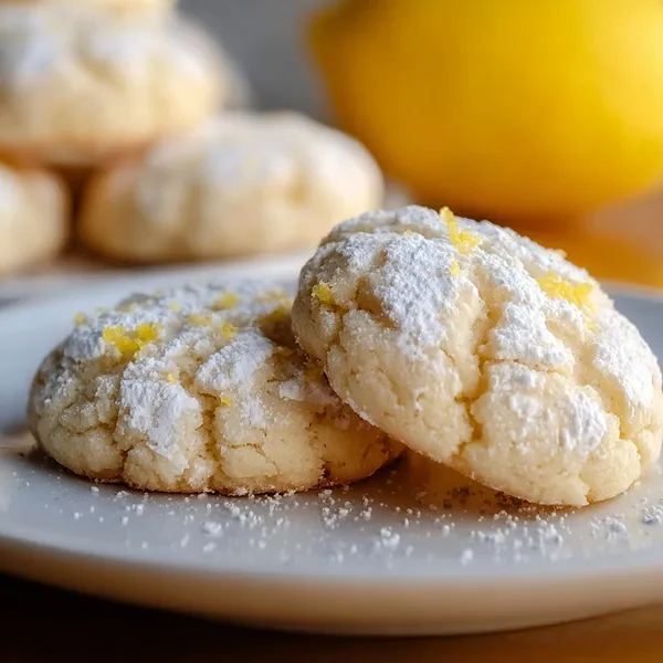 Lemon Crinkle Cookies