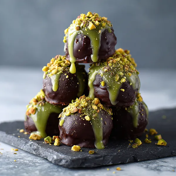 Chocolate Pistachio Bites