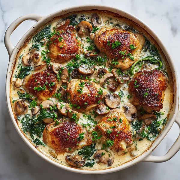 Chicken Spinach Bake