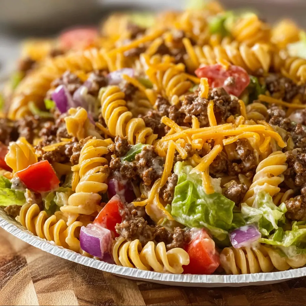 Big Mac Pasta Salad