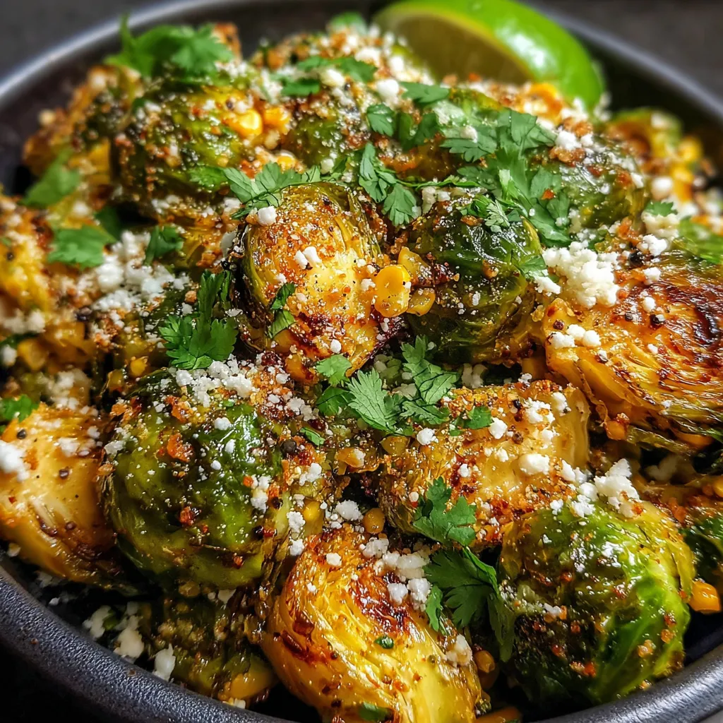 Street Corn Brussels Sprouts