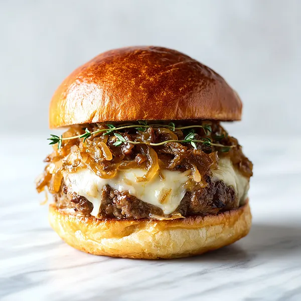 French Onion Burger