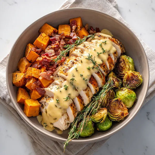 Maple Dijon Chicken Bowls