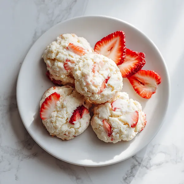 Strawberry Cream Cookies