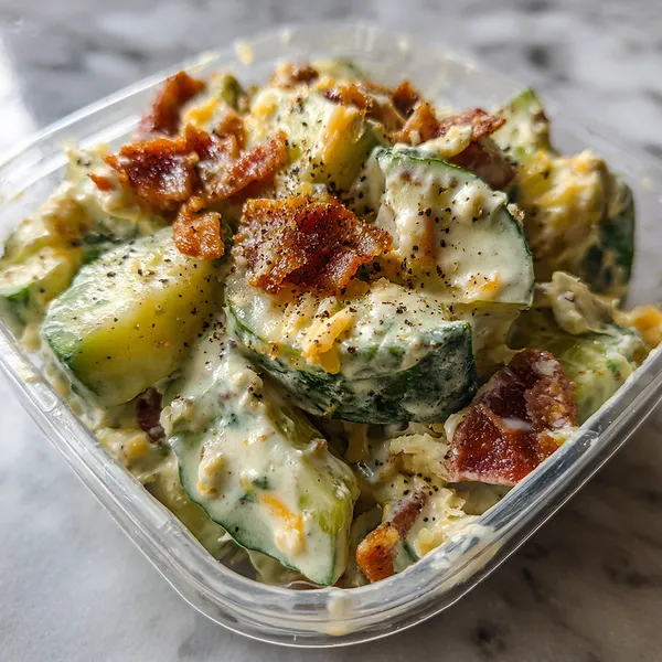 Cucumber Bacon Salad
