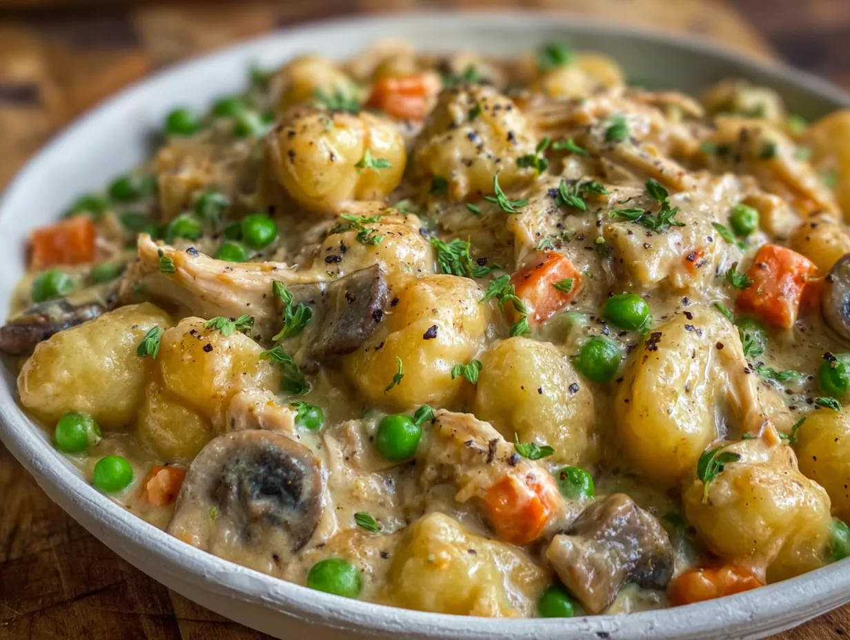 Gnocchi Chicken Pot Pie