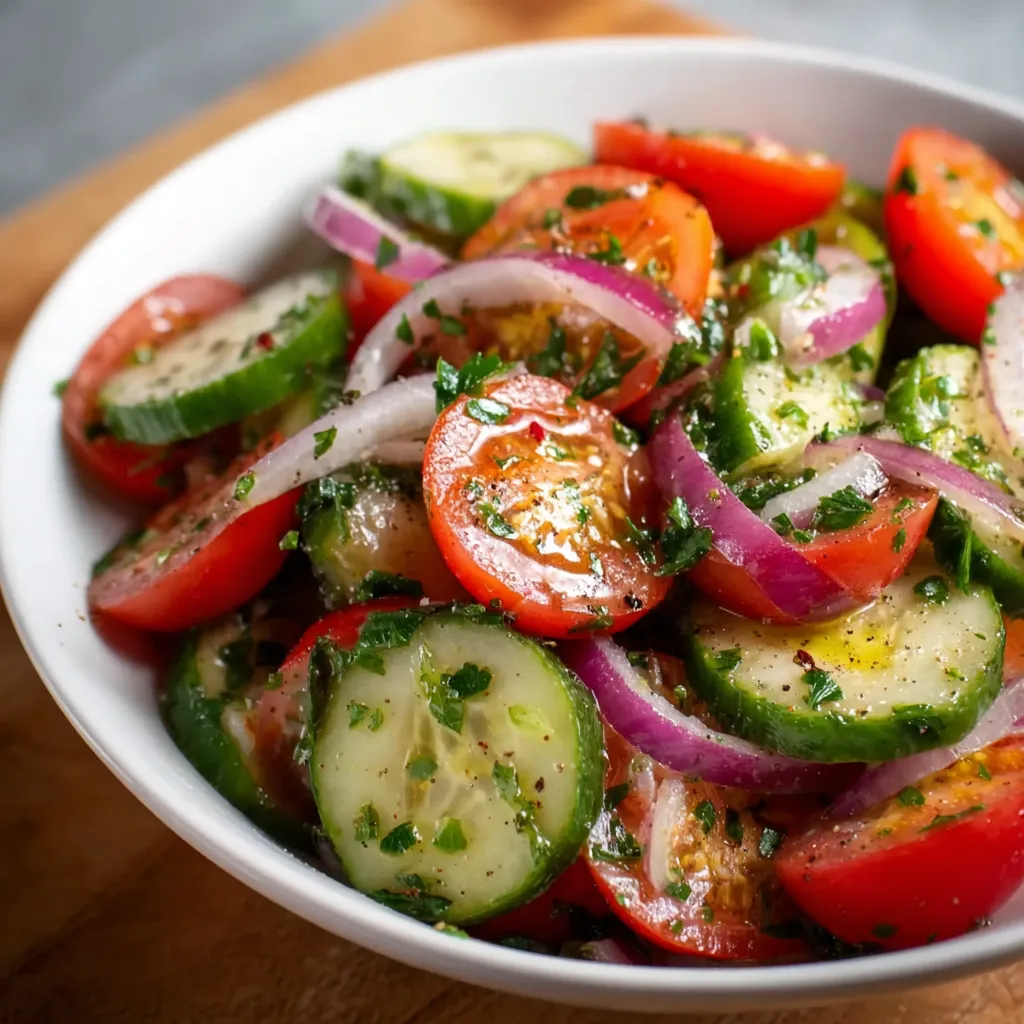 Cucumber Tomato Salad
