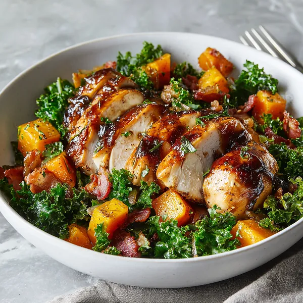 Maple Balsamic Chicken Bowls