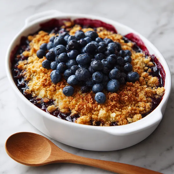 Blueberry Cottage Cheese Bake