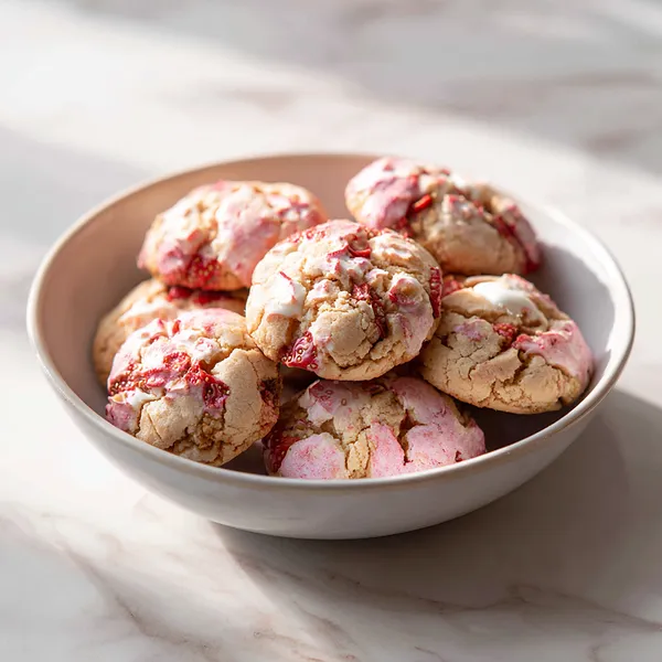 Strawberry Kiss Cookies