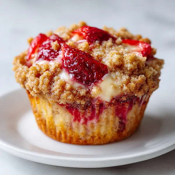 Strawberry Cheesecake Muffins