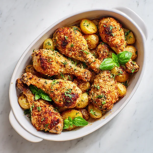 Garlic Parmesan Chicken Drumsticks