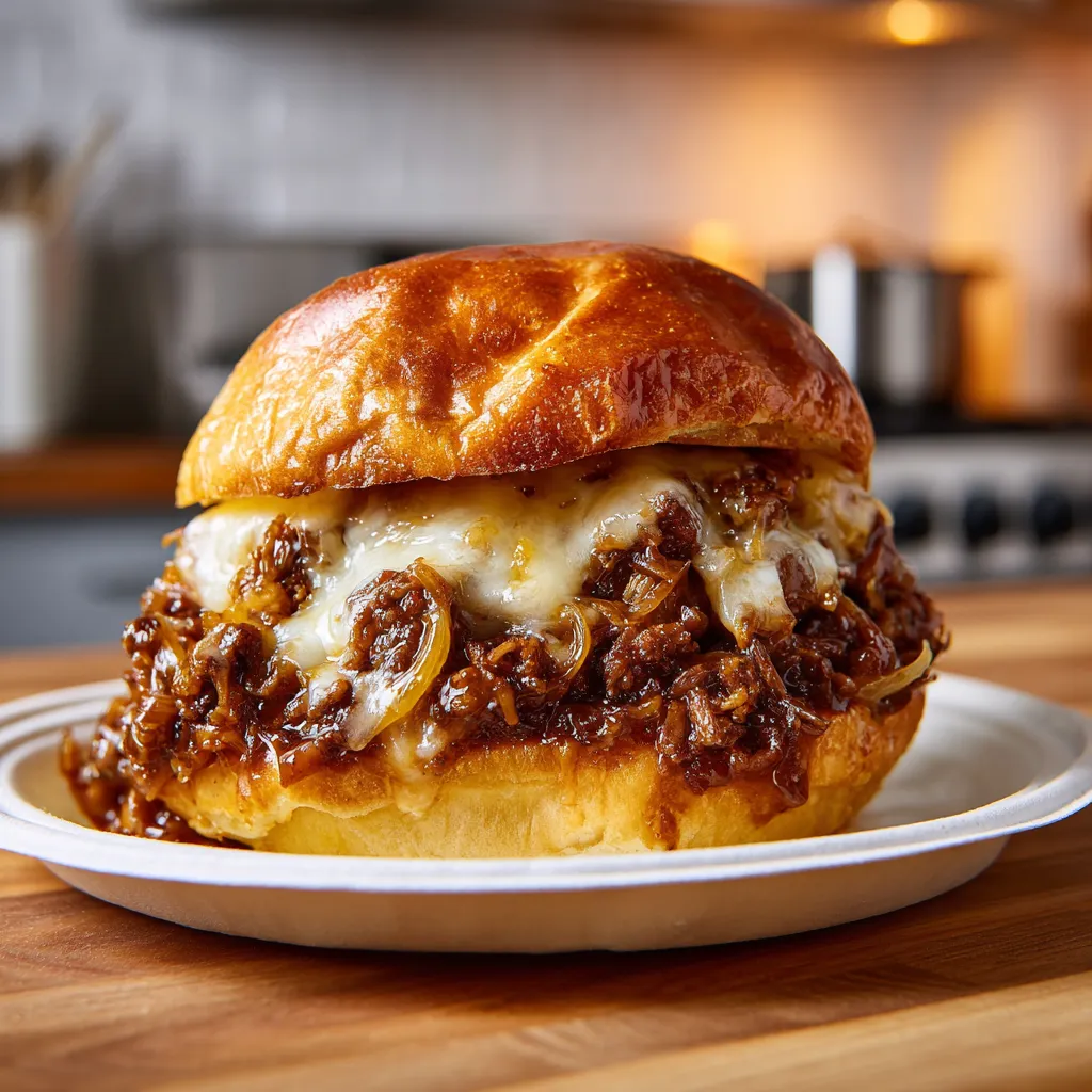 French Onion Sloppy Joes