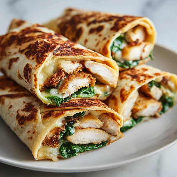Chicken Mozzarella Wraps