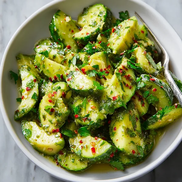 Cucumber Avocado Salad