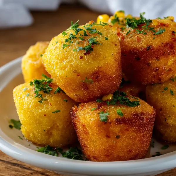 Honey Butter Cornbread Poppers