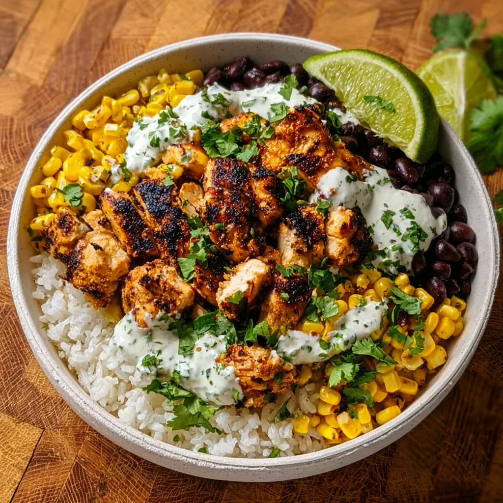 Street Corn Chicken Bowl