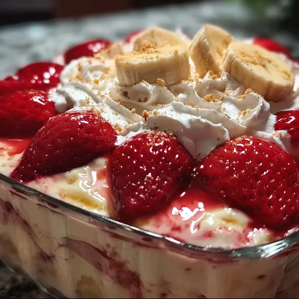 Strawberry Banana Pudding