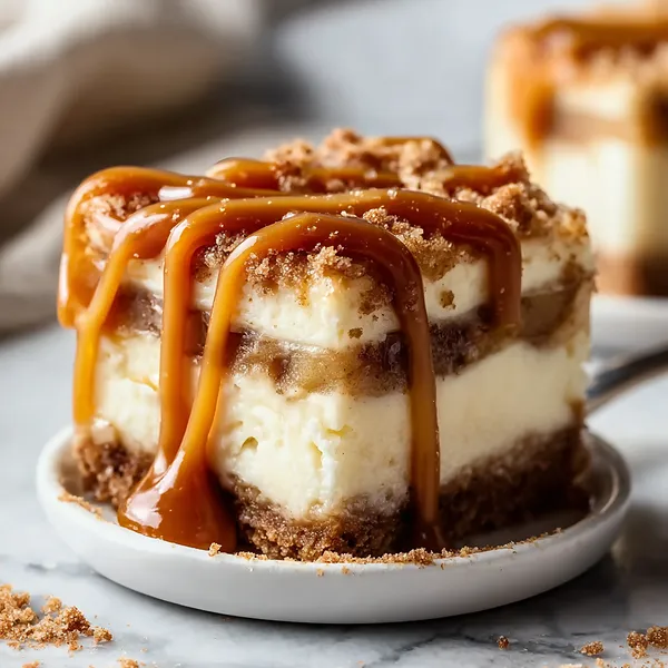 Caramel Apple Cheesecake Bars