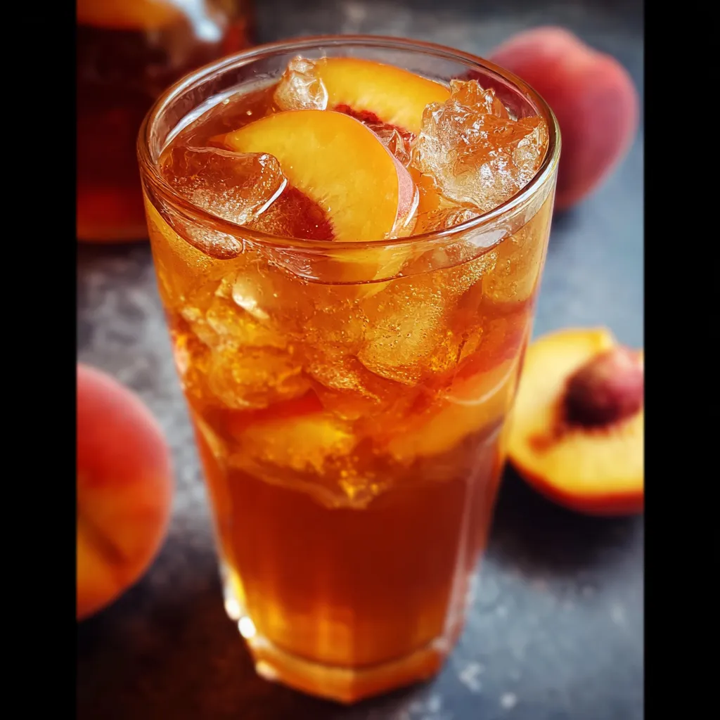 Honey Peach Sweet Tea