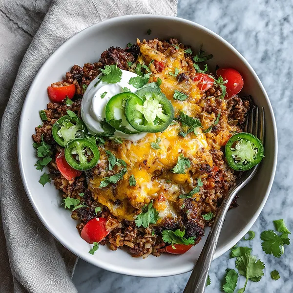 Beef Burrito Bowls