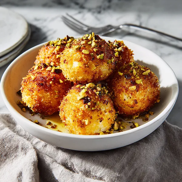 Honey-Glazed Cheese Balls