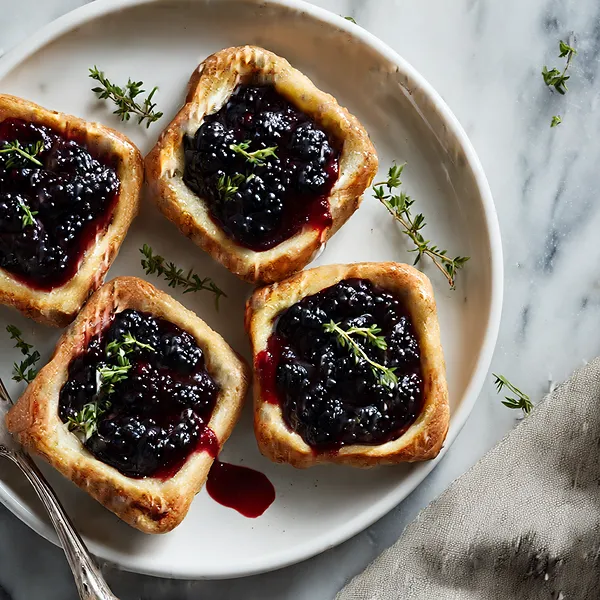 Blackberry Thyme Tarts