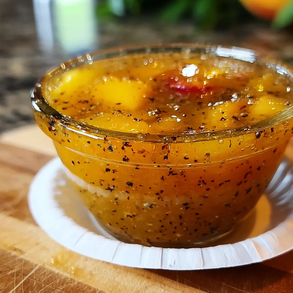 Peach Honey Dijon Vinaigrette