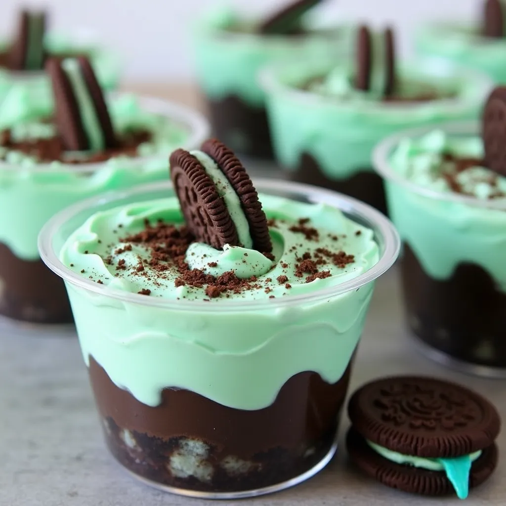 Mint Cookie Parfaits